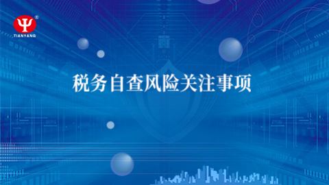 稅務(wù)自查風(fēng)險(xiǎn)關(guān)注事項(xiàng) 